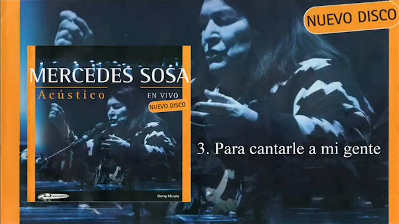 Mercedes Sosa - Acústico En Vivo